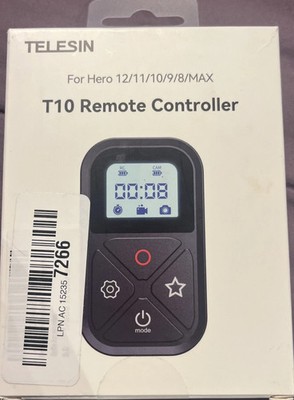 TELESIN T10 Remote Controller for GoPro Hero 12/11/10/9/8/Max- NIB