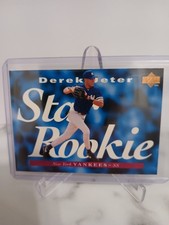 Derek Jeter New York Yankees 1995 Upper Deck Star Rookie Baseball Card #225 HOF