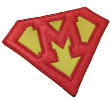 1 x Superhero Cosplay Personalised Letter/Number Patch Motif Sewing Trim