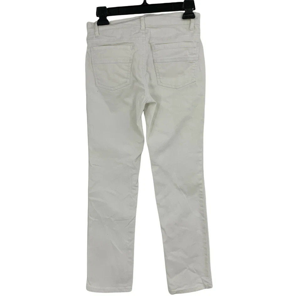 Pantalones de mezclilla blancos Epic Threads para niñas jóvenes talla 8 0452 ajustados pierna recta Foto 4 de 4
