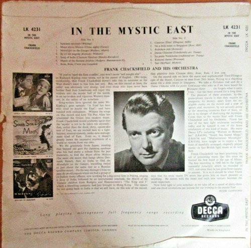 In The Mystic East - 12" Vinyl LP Record. Authentic & Original - Imagen 2 de 5