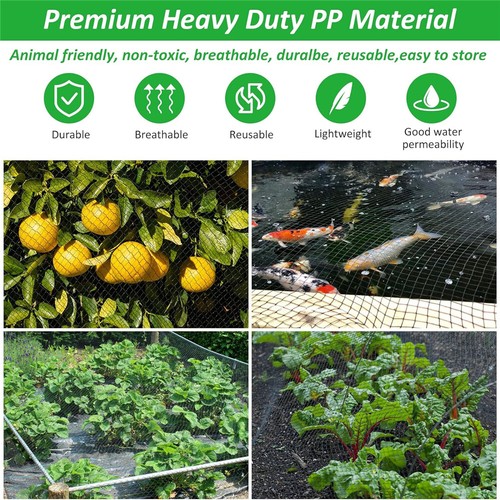 Anti Bird Netting 5 x 100 ft Heavy Duty Garden Animal Fence Protect Fruits Trees - Picture 8 of 13