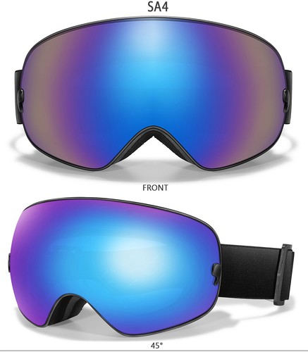 Skibrille Schneebrille Antibeschlag UV400 Herren Damen Skifahren Wechselglas - Bild 12 von 31