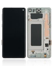 LCD Assembly W/ Frame Without Fingerprint For Samsung Galaxy S10 Aftermarket...