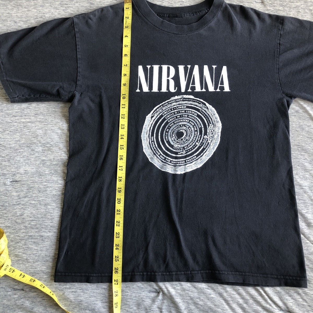643 glamb NY stadium JKT リバーシブル　Nirvana 2009 NIRVANA “NEVERMIND” By WALL OF FAME SIZE M (47x67) COND