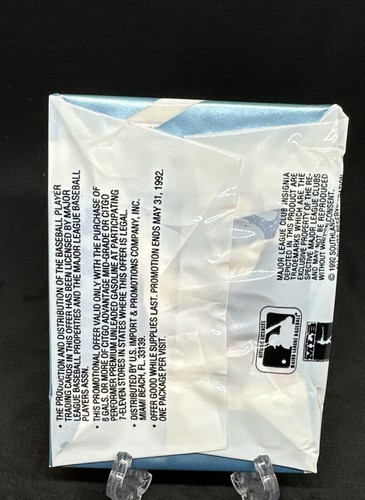 1992 Fleer The Performer Collection Baseball CITGO 7-Eleven 1st Edition Pack NEW - Picture 2 of 2