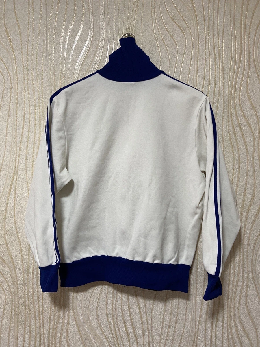 ADIDAS VINTAGE JACKET 80s 90s MADE IN WEST GERMANY sz M MEN WHITE