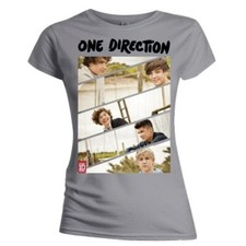Image of ONE DIRECTION grey ladies T shirt MEDIUM