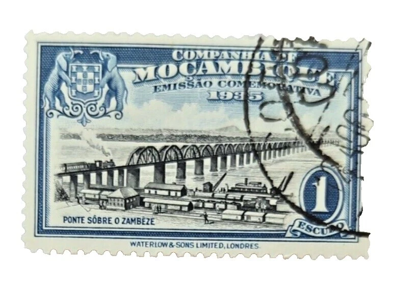 Architecture Mozambican Stamps