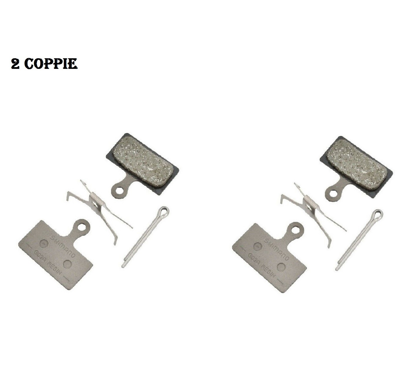 2 Coppie Pastiglie Originali Shimano  G05A  Xtr Xt Slx  BR-M9000 M8000 M8100