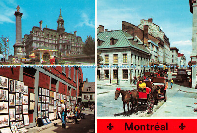 D107341 Montreal. Beweise einer bunten Vergangenheit finden sich noch in diesem lebendigen