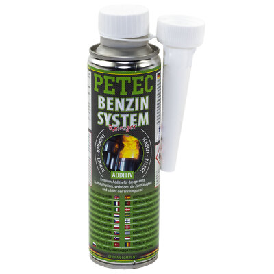 PETEC Benzin System Reiniger Additiv Zusatz 300 ml Motorreiniger Benzinsystem