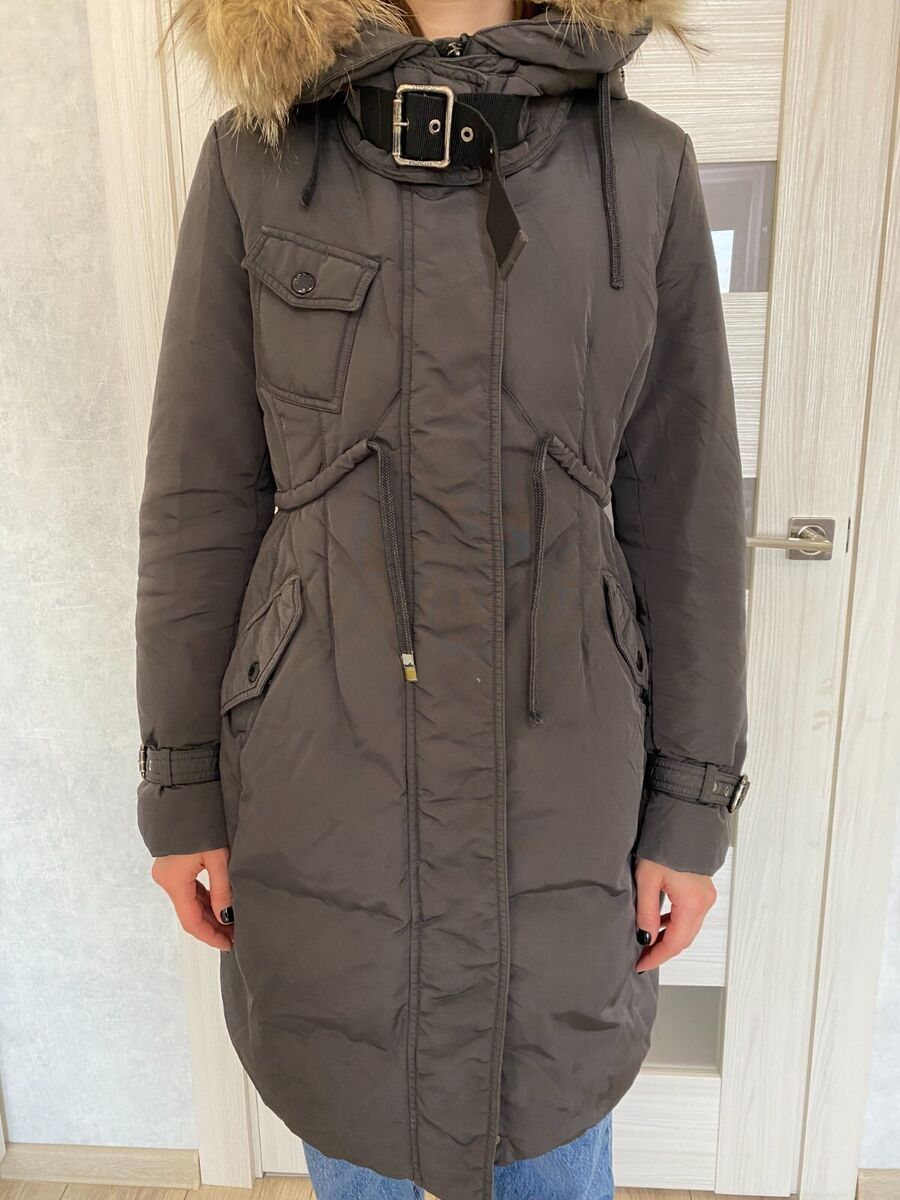 Auth MONCLER PHALANGERE Down Puffer Fur Hooded Jacket Parka Auth MONCLER PHALANGERE Down Puffer Fur Hooded Jacket Parka