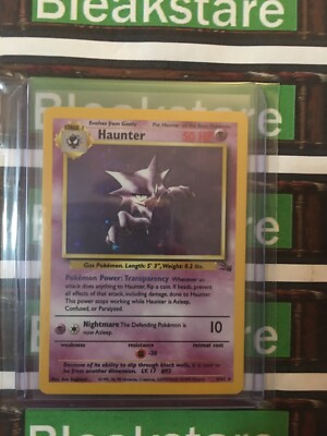 1999 haunter pokemon card value 1999 Pokemon Haunter - 1st Edition Shadowless
