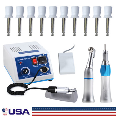 Dental Marathon Micromotor /Contra Angulo /Pieza de Mano Recta 100*White Cups