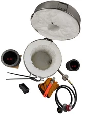 16KG Single Gas Metal Melting Furnace Propane Melting  Foundry Forge  Casting