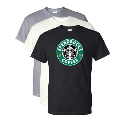 Ready to ship! Starbucks Sizes S-4XL Spendbucks Coffee T-Shirt