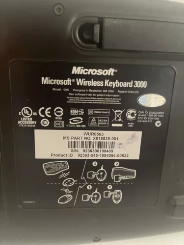 Microsoft Sculpt Comfort Desktop  Keyboard and Mouse & Dongle. - Picture 1 of 3