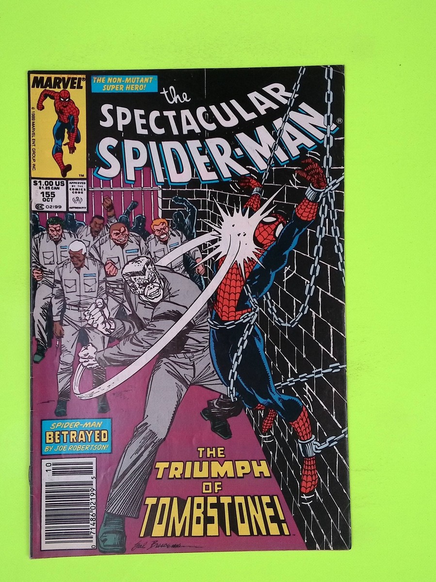 Spectacular Spider-Man #155 Vol. 1 1989 Marvel Comics Newsstand