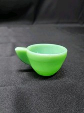 Art Deco AKRO AGATE Art Deco Jadeite Toy Childs Tea Cup Green 1930s