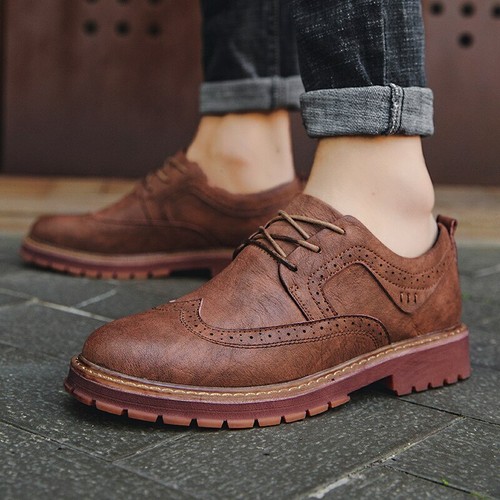 Martens Brogue Casual Shoes Genuine 
