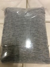 West Elm Belgian Flax Melange Linen F/Q Duvet Cover NEW Slate Gray Queen