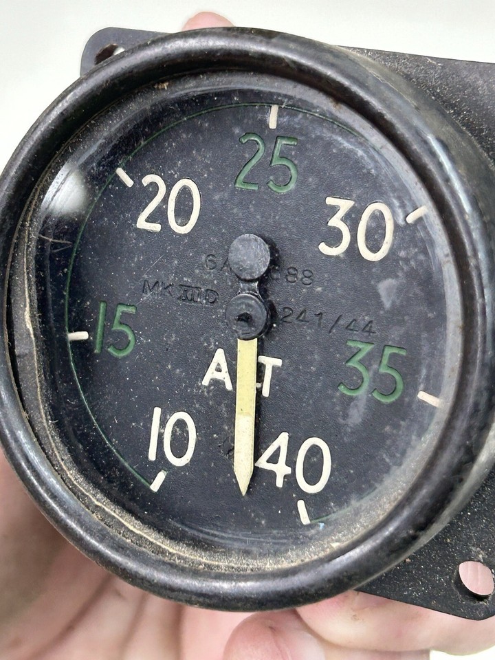 British Spitfire Aviation Aircraft Altimeter eBay