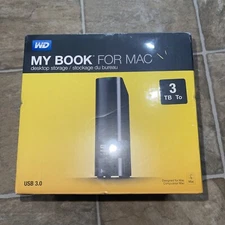 WD 3TB My Book for Mac Desktop storage WCC4N3PCATVE
