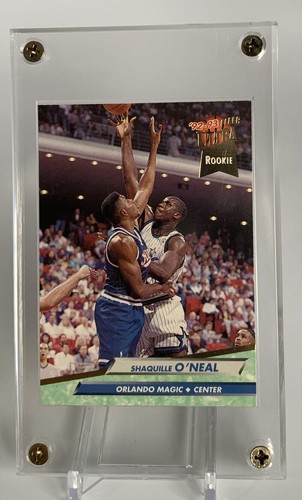 1993 Fleer Ultra Shaquille O'Neal #328 RC Rookie Orlando Magic HOF In Case, Raw
