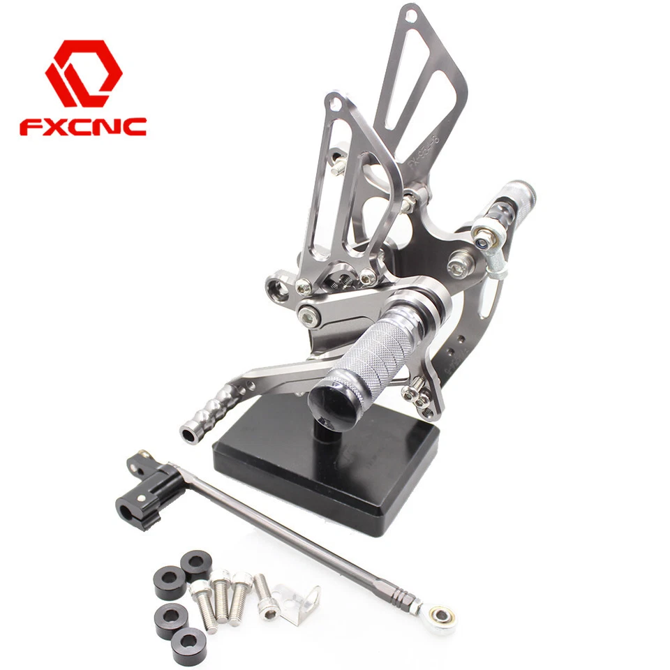 Fit Honda CBR954RR CBR929RR 2000-2002 FXCNC CNC Rearset Footpegs Pedals Mounts - Изображение 3 из 4