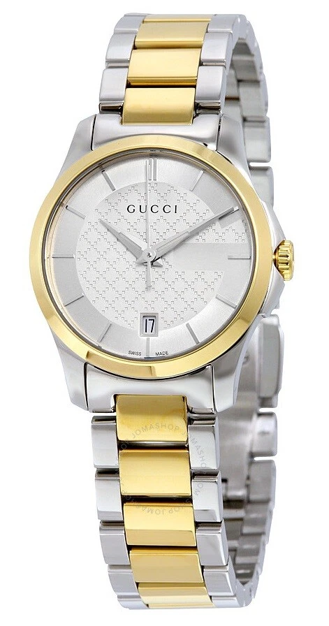 Gucci two shop tone women's watch