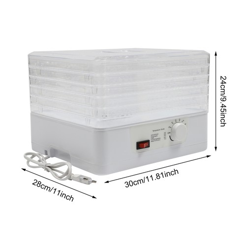Dörrautomat Dörrgerät Dörrer Dörrapparat Obsttrockner Dehydrator Stufenlos 350W - Bild 3 von 16