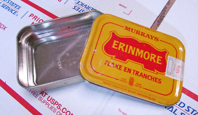 vintage Murrays Erinmore Mixture pipe EMPTY tobacco tin Northern Ireland
