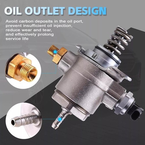 Car High Pressure Fuel Pump Replacement Part 06J127025C For Audi A4 A5 A6 - Picture 12 of 13