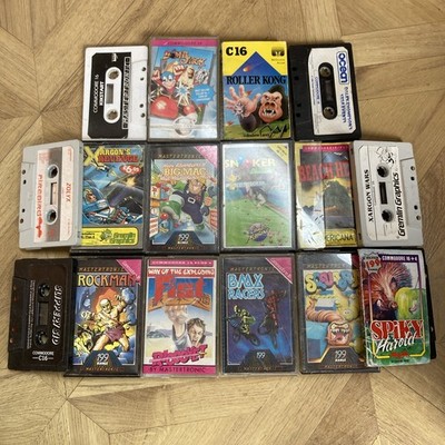 Commodore C16 Computerspiele Konvolut X16 Konvolut Vintage Gaming