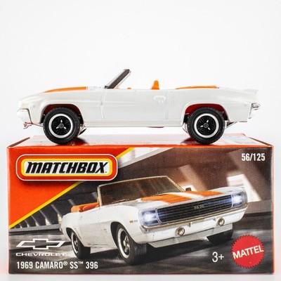 2026 Matchbox Power Grabs #56 1969 Chevy  Camaro  SS  396 DOVER WHITE | FSB
