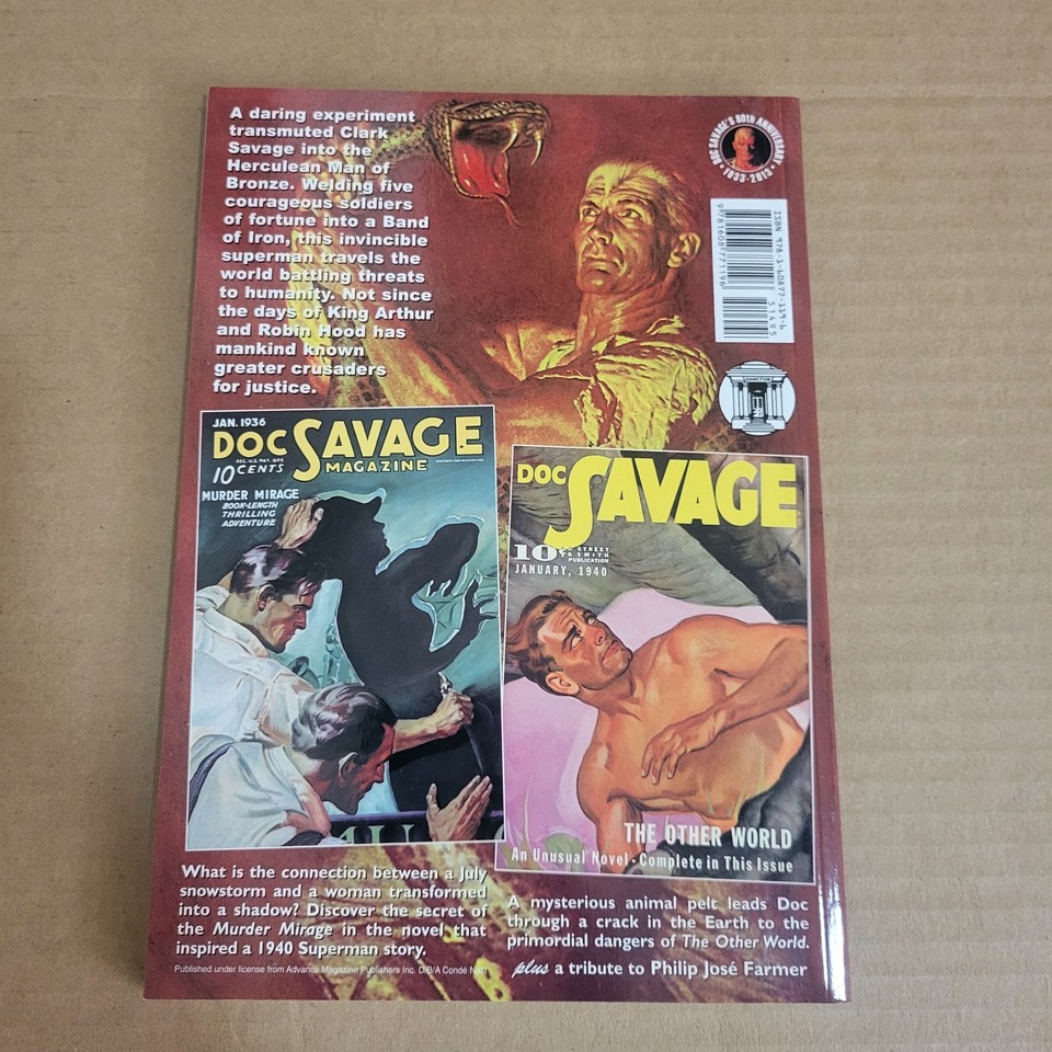 DOC SAVAGE 80TH ANNIVERSARY James Bama Cover Collection Set 2