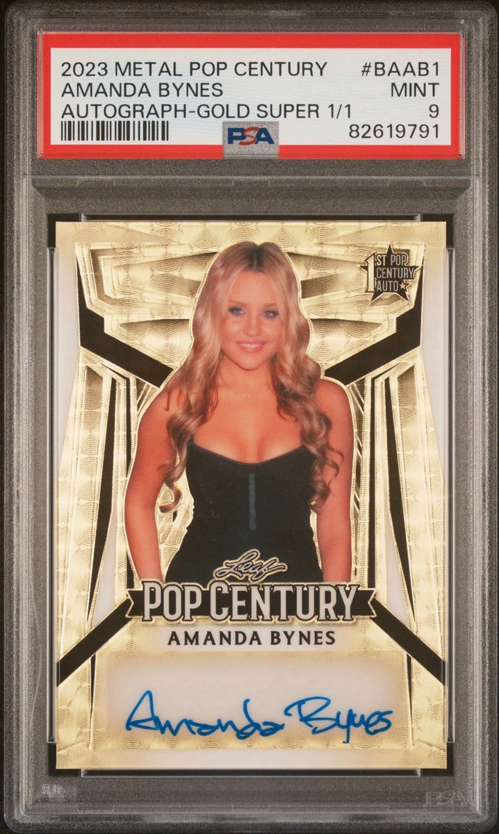 2023 Leaf Pop Century Amanda Bynes Gold Vinyl Superfractor
