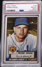 1952 Topps Frank House PSA 8 (OC) NM-MT Vintage Baseball Card #146
