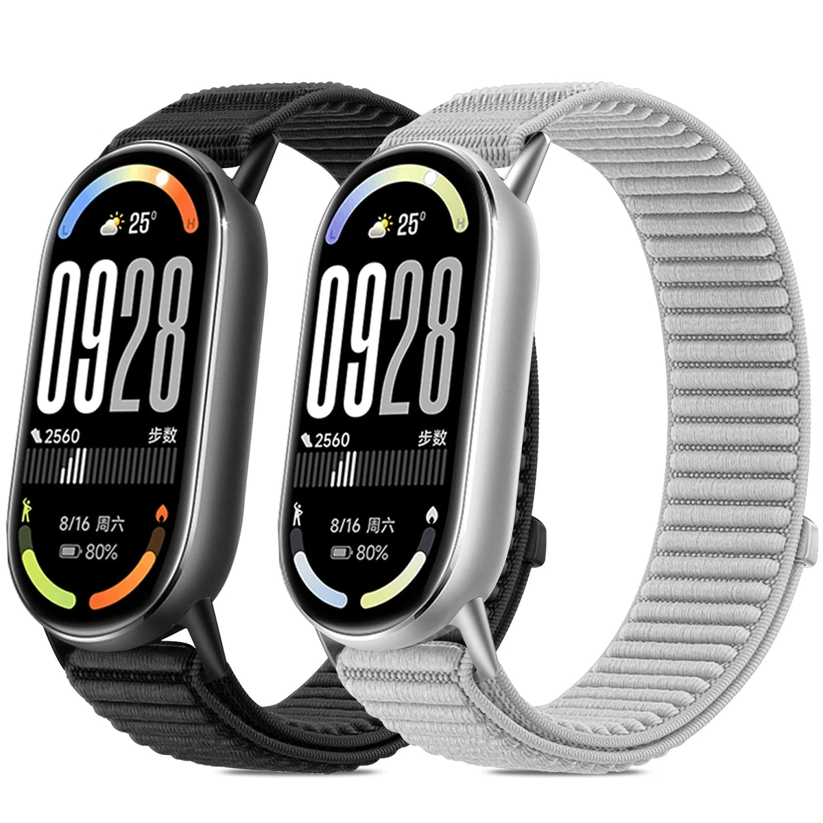 Kwmobile 2x Cinturino TPU Silicone Con Fibbia Per Xiaomi Mi Smart Band 6 – Doppia Confezione, Comfort E Stile