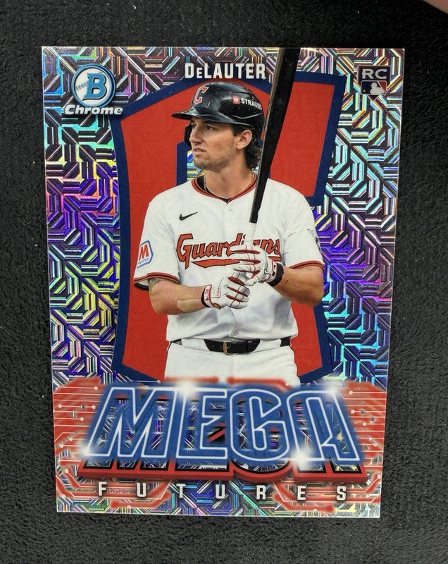 Topps 2026 Bowman Chrome Mega Futures Rookie Chase DeLauter MF-5