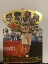 Allen Iverson 1996 Pacific Crown Platinum Die Cut Rookie Card #pc-4. rookie card picture