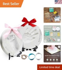 Deluxe Baby Keepsake Kit - 20 Piece Handprint  Footprint Ornament Bundle