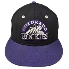New Era Colorado Rockies MLB Snapback Black Purple One Size Baseball Cap