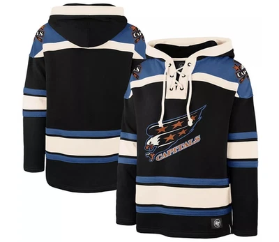 ’47 NHL Washington Capitals '47 Hockey Lacer Hoodie New Mens Big & Tall Sizes $140