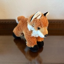 Aurora Red Fox Plush Wildlife Realistic Soft Nature Stuffed Animal Woodland 8''