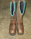 Justin Raya Gypsy 12”” Western Boot Distressed Brown Women Sz 7.5B leather cowgi — photo 1