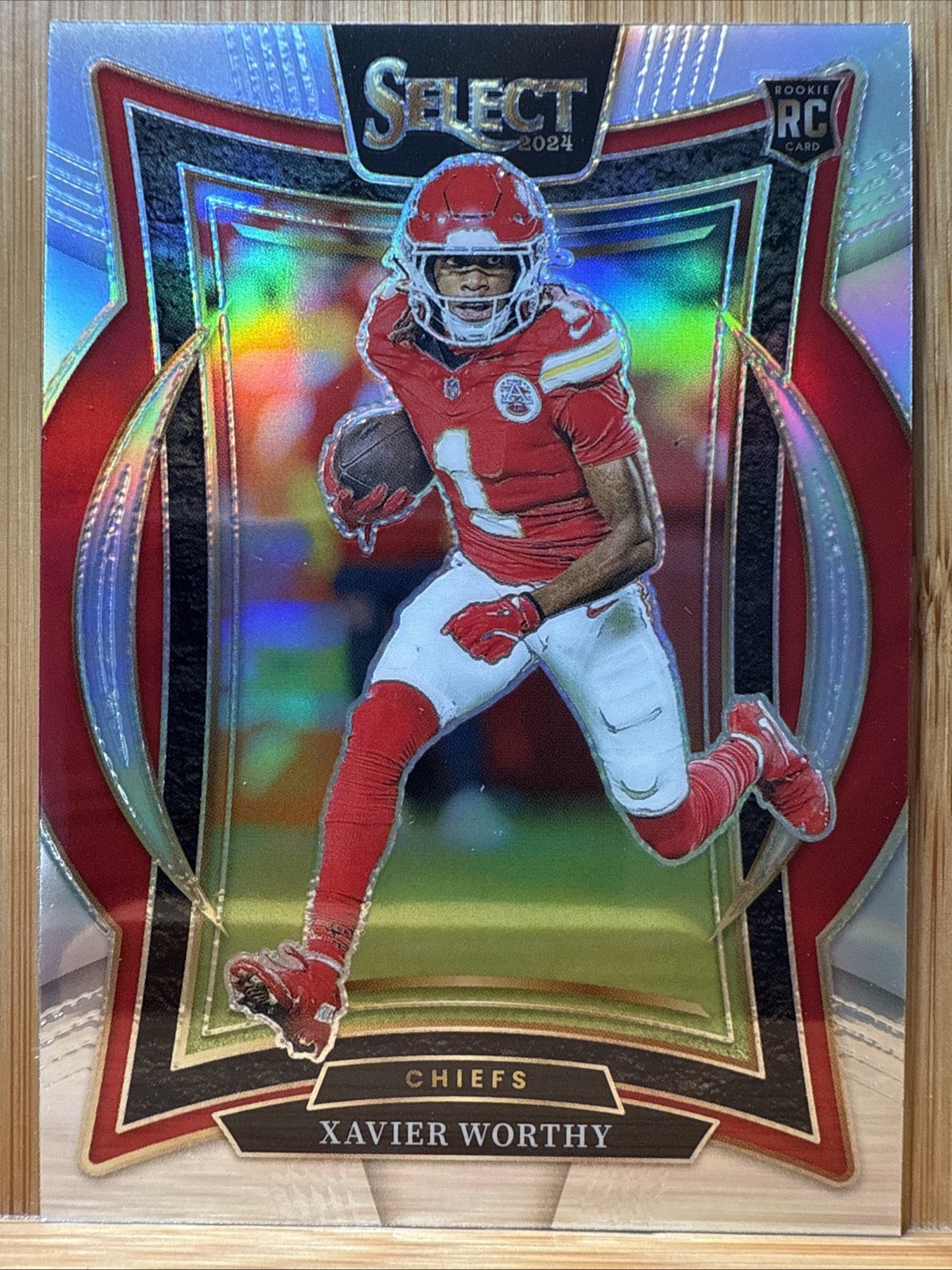 Xavier Worthy (RC) 2024 Panini Select Rookie Concourse Silver Prizm #32 Chiefs
