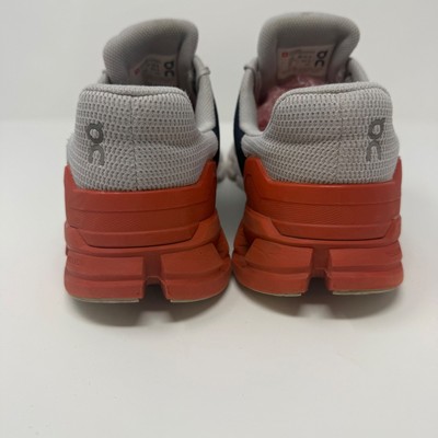 On Running Cloudflyer Mens 10.5 Navy Grey Orange CloudTec  display picture 3