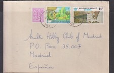 Belgium 1984 Brussels to Madrid Cover # 2